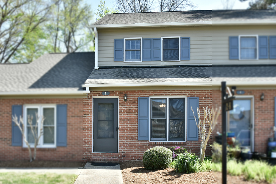 6 Justin Court, Crystal Pines II, Durham NC – exterior view