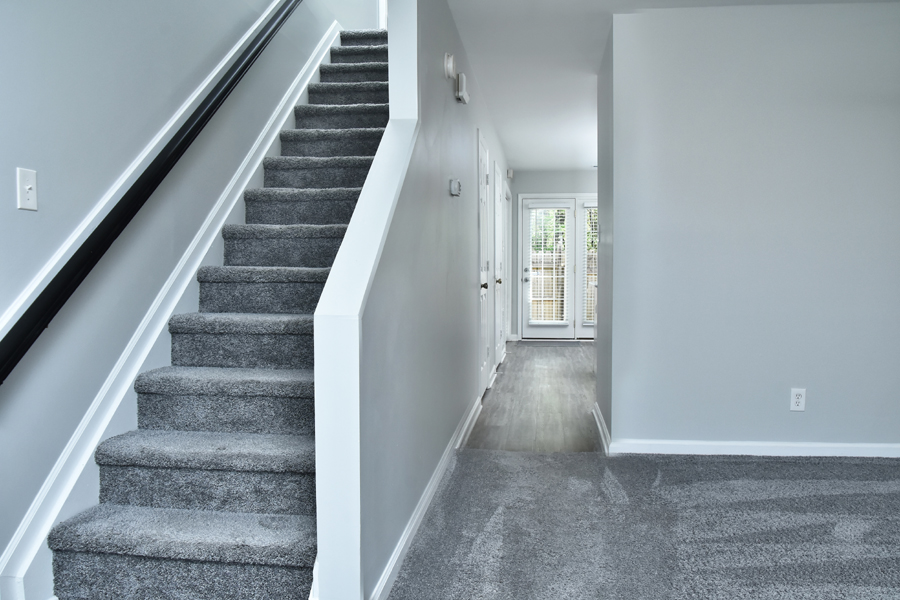 6 Justin Court living room and stairway