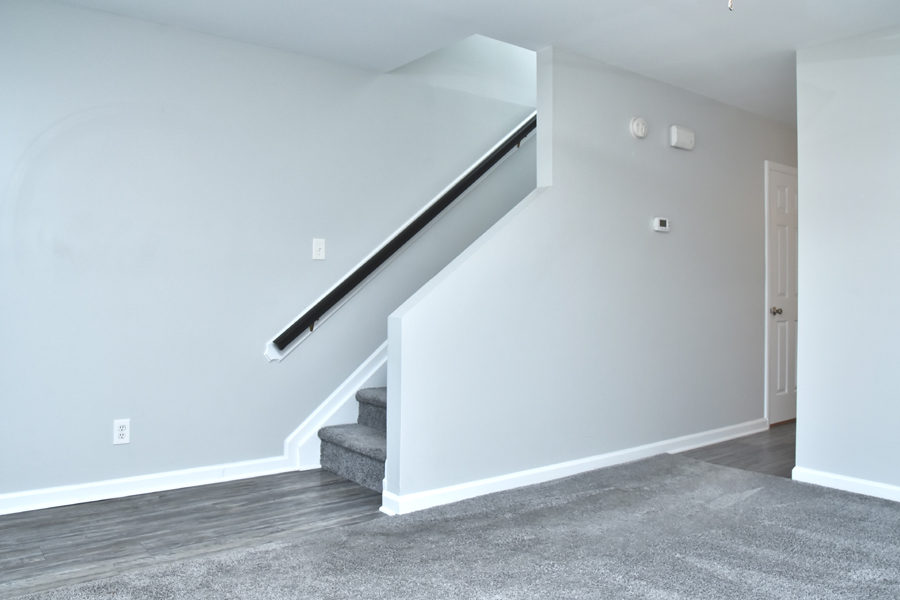 6 Justin Court living room and stairway